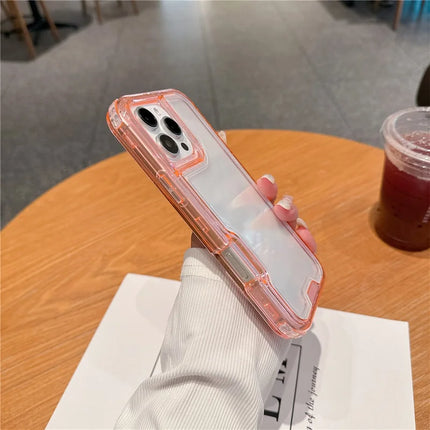 For iPhone 16 Pro Max Case Detachable 2-in-1 TPU+PC Clear Drop-Proof Phone Cover