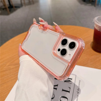 For iPhone 16 Pro Max Case Detachable 2-in-1 TPU+PC Clear Drop-Proof Phone Cover