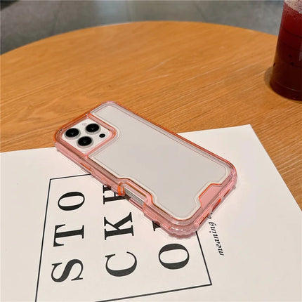 For iPhone 16 Pro Max Case Detachable 2-in-1 TPU+PC Clear Drop-Proof Phone Cover