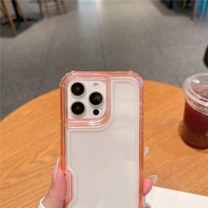 For iPhone 16 Pro Max Case Detachable 2-in-1 TPU+PC Clear Drop-Proof Phone Cover