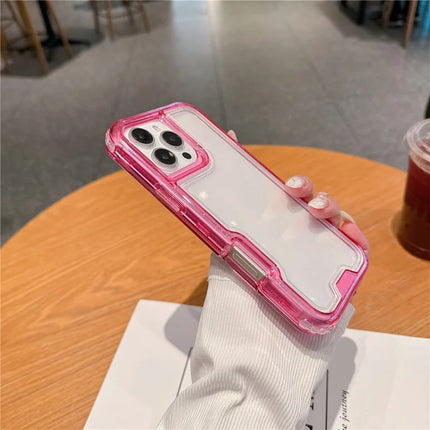 For iPhone 16 Pro Max Case Detachable 2-in-1 TPU+PC Clear Drop-Proof Phone Cover