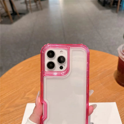 For iPhone 16 Pro Max Case Detachable 2-in-1 TPU+PC Clear Drop-Proof Phone Cover