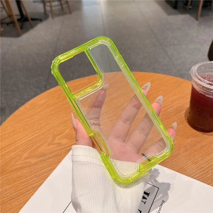 For iPhone 16 Pro Max Case Detachable 2-in-1 TPU+PC Clear Drop-Proof Phone Cover