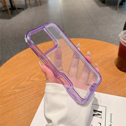 For iPhone 16 Pro Max Case Detachable 2-in-1 TPU+PC Clear Drop-Proof Phone Cover