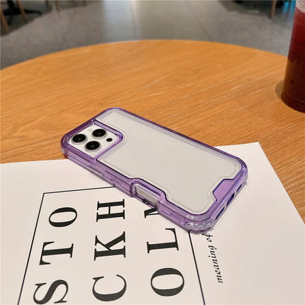 For iPhone 16 Pro Max Case Detachable 2-in-1 TPU+PC Clear Drop-Proof Phone Cover