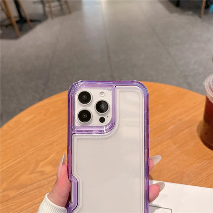 For iPhone 16 Pro Max Case Detachable 2-in-1 TPU+PC Clear Drop-Proof Phone Cover