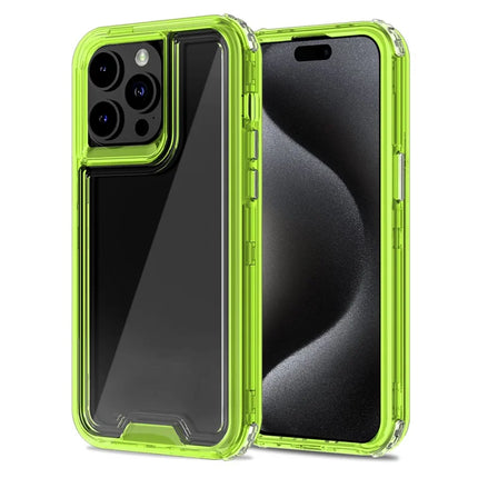 For iPhone 15 Pro Max Case Detachable 2-in-1 TPU+PC Clear Drop-Proof Phone Cover