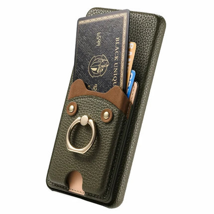 For Google Pixel 9 / 9 Pro Case Cute Bear Design PU Leather+TPU Card Holder Phone Cover