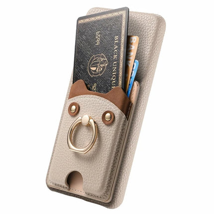 For Google Pixel 9 / 9 Pro Case Cute Bear Design PU Leather+TPU Card Holder Phone Cover