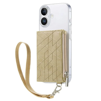 For iPhone 16 Clear Case Shockproof TPU Phone Cover with Kickstand Wallet