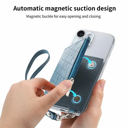 For iPhone 16 Pro Max Clear Case Shockproof TPU Phone Cover with Kickstand Wallet