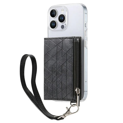 For iPhone 16 Pro Clear Case Shockproof TPU Phone Cover with Kickstand Wallet
