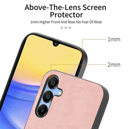 For Samsung Galaxy A16 5G / 4G Leather Back Case Compatible with MagSafe Skin-Touch Phone Cover