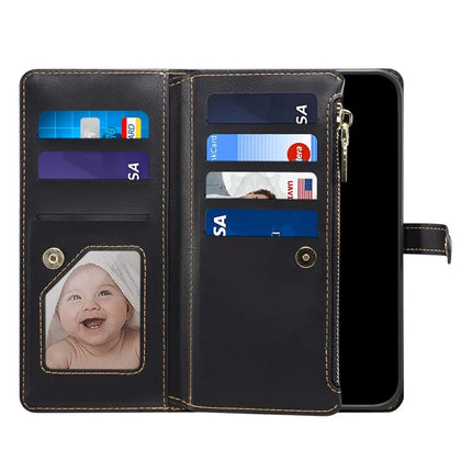 ESEBLE Galaxy Series For Motorola Moto G75 5G Case Leather Zipper Phone Cover RFID Blocking