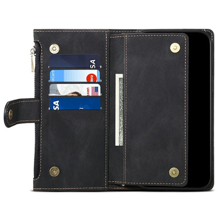 ESEBLE Star Series For Motorola Moto G75 5G Case Zipper Wallet Leather Stand Phone Cover