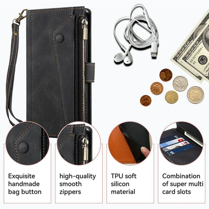ESEBLE Star Series For Motorola Moto G75 5G Case Zipper Wallet Leather Stand Phone Cover