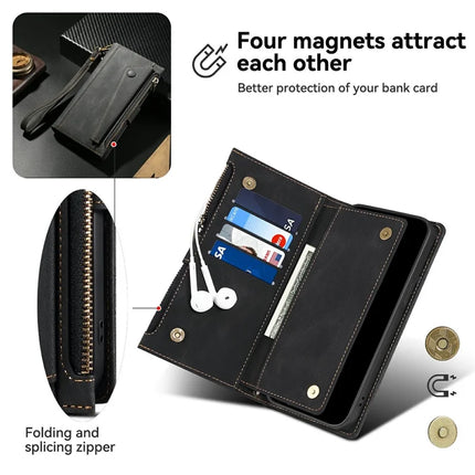 ESEBLE Star Series For Motorola Moto G75 5G Case Zipper Wallet Leather Stand Phone Cover