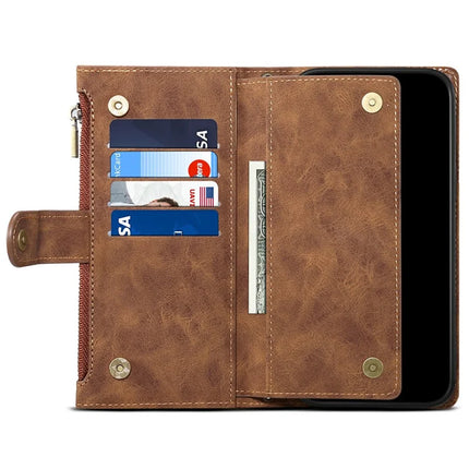 ESEBLE Star Series For Motorola Moto G75 5G Case Zipper Wallet Leather Stand Phone Cover