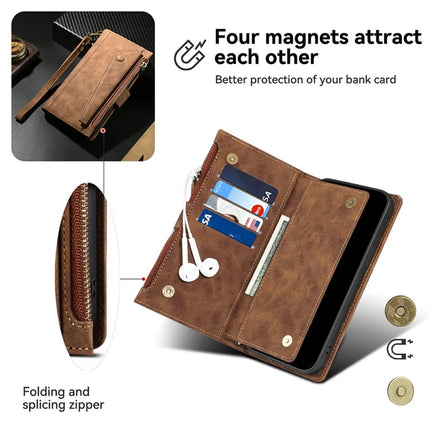 ESEBLE Star Series For Motorola Moto G75 5G Case Zipper Wallet Leather Stand Phone Cover