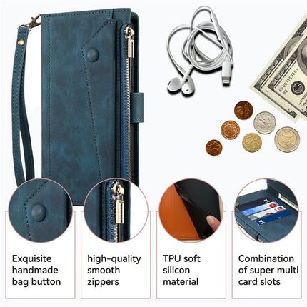 ESEBLE Star Series For Motorola Moto G75 5G Case Zipper Wallet Leather Stand Phone Cover
