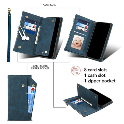 ESEBLE Star Series For Motorola Moto G75 5G Case Zipper Wallet Leather Stand Phone Cover
