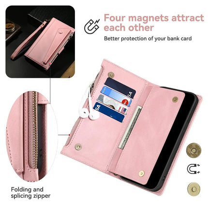 ESEBLE Star Series For Motorola Moto G75 5G Case Zipper Wallet Leather Stand Phone Cover