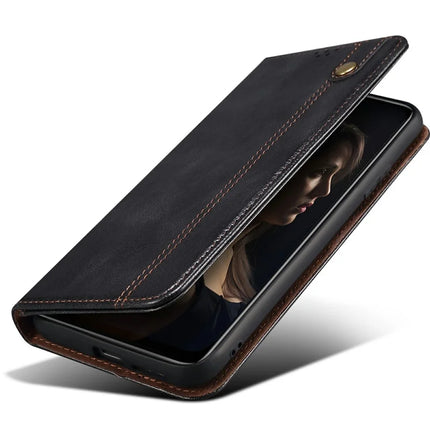 For Motorola Moto G75 5G Case Crazy Horse Texture Waxy Leather Wallet Stand Phone Cover