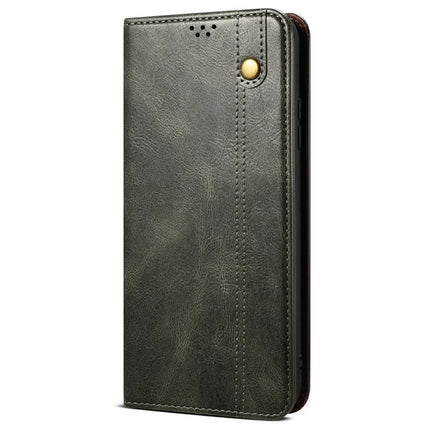 For Motorola Moto G75 5G Case Crazy Horse Texture Waxy Leather Wallet Stand Phone Cover
