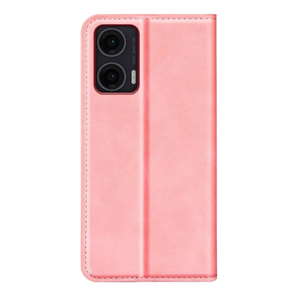 For Motorola Moto G35 5G Case Skin-Touch Leather Wallet Phone Cover