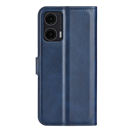 For Motorola Moto G35 5G Stand Case Anti-Scratch Calf Texture Leather Phone Cover