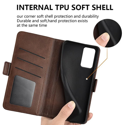 For Motorola Moto G35 5G Stand Case Calf Texture Leather Wallet Phone Cover