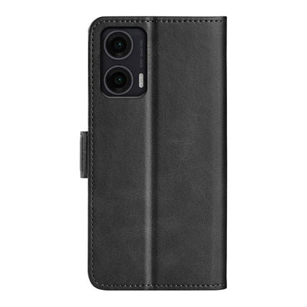 For Motorola Moto G35 5G Stand Case Calf Texture Leather Wallet Phone Cover