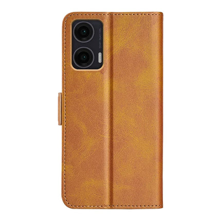 For Motorola Moto G35 5G Stand Case Calf Texture Leather Wallet Phone Cover