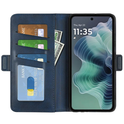 For Motorola Moto G35 5G Stand Case Calf Texture Leather Wallet Phone Cover