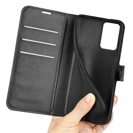 For Motorola Moto G35 5G Case Litchi Texture Shockproof Leather Wallet Phone Cover