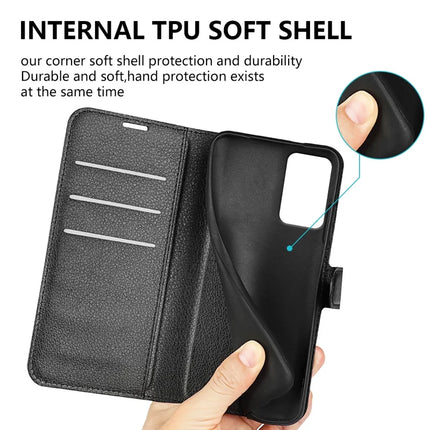 For Motorola Moto G35 5G Case Litchi Texture Shockproof Leather Wallet Phone Cover