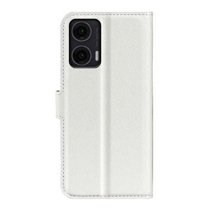 For Motorola Moto G35 5G Case Litchi Texture Shockproof Leather Wallet Phone Cover
