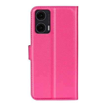 For Motorola Moto G35 5G Case Litchi Texture Shockproof Leather Wallet Phone Cover