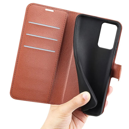 For Motorola Moto G35 5G Case Litchi Texture Shockproof Leather Wallet Phone Cover