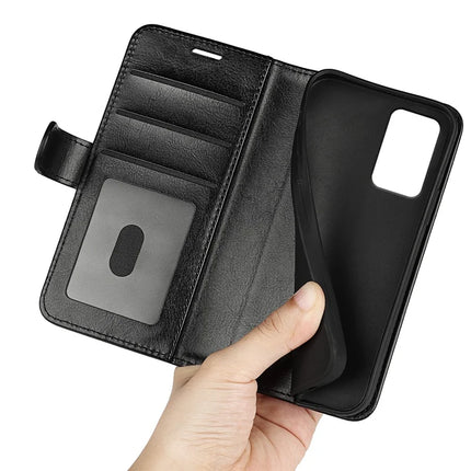 For Motorola Moto G35 5G Wallet Case Crazy Horse Texture Stand Leather Phone Cover