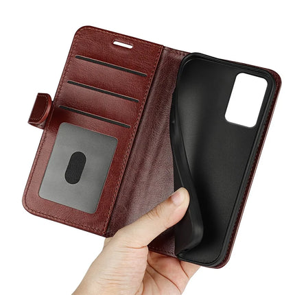 For Motorola Moto G35 5G Wallet Case Crazy Horse Texture Stand Leather Phone Cover