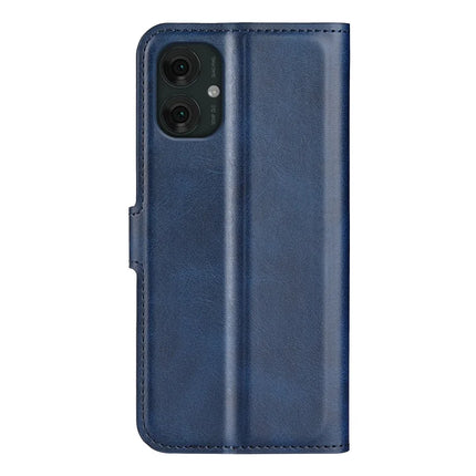 For Motorola Moto G55 5G Stand Case Anti-Scratch Calf Texture Leather Phone Cover