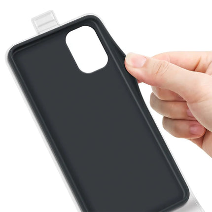 For Motorola Moto G55 5G Case with Card Slots Vertical Flip Leather Phone Cover