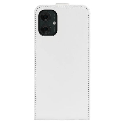 For Motorola Moto G55 5G Case with Card Slots Vertical Flip Leather Phone Cover