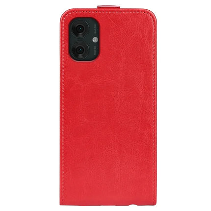 For Motorola Moto G55 5G Case with Card Slots Vertical Flip Leather Phone Cover