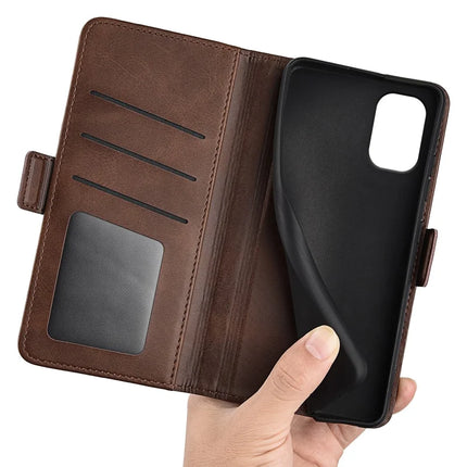 For Motorola Moto G55 5G Stand Case Calf Texture Leather Wallet Phone Cover