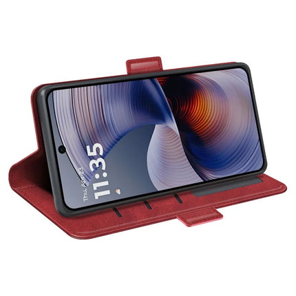 For Motorola Moto G55 5G Stand Case Calf Texture Leather Wallet Phone Cover