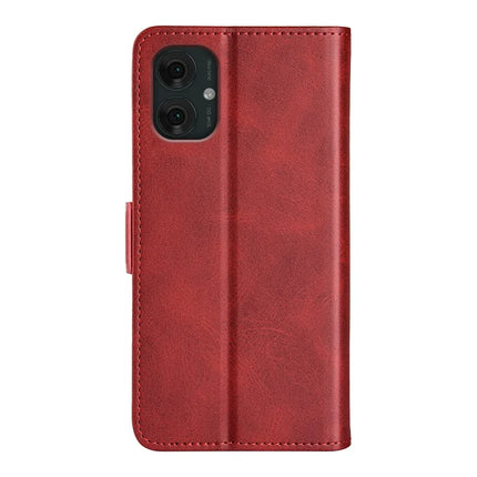 For Motorola Moto G55 5G Stand Case Calf Texture Leather Wallet Phone Cover
