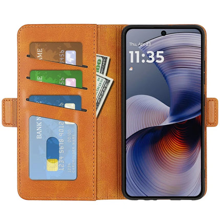 For Motorola Moto G55 5G Stand Case Calf Texture Leather Wallet Phone Cover