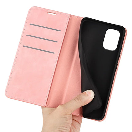 For Motorola Moto G55 5G Case Skin-Touch Leather Wallet Phone Cover
